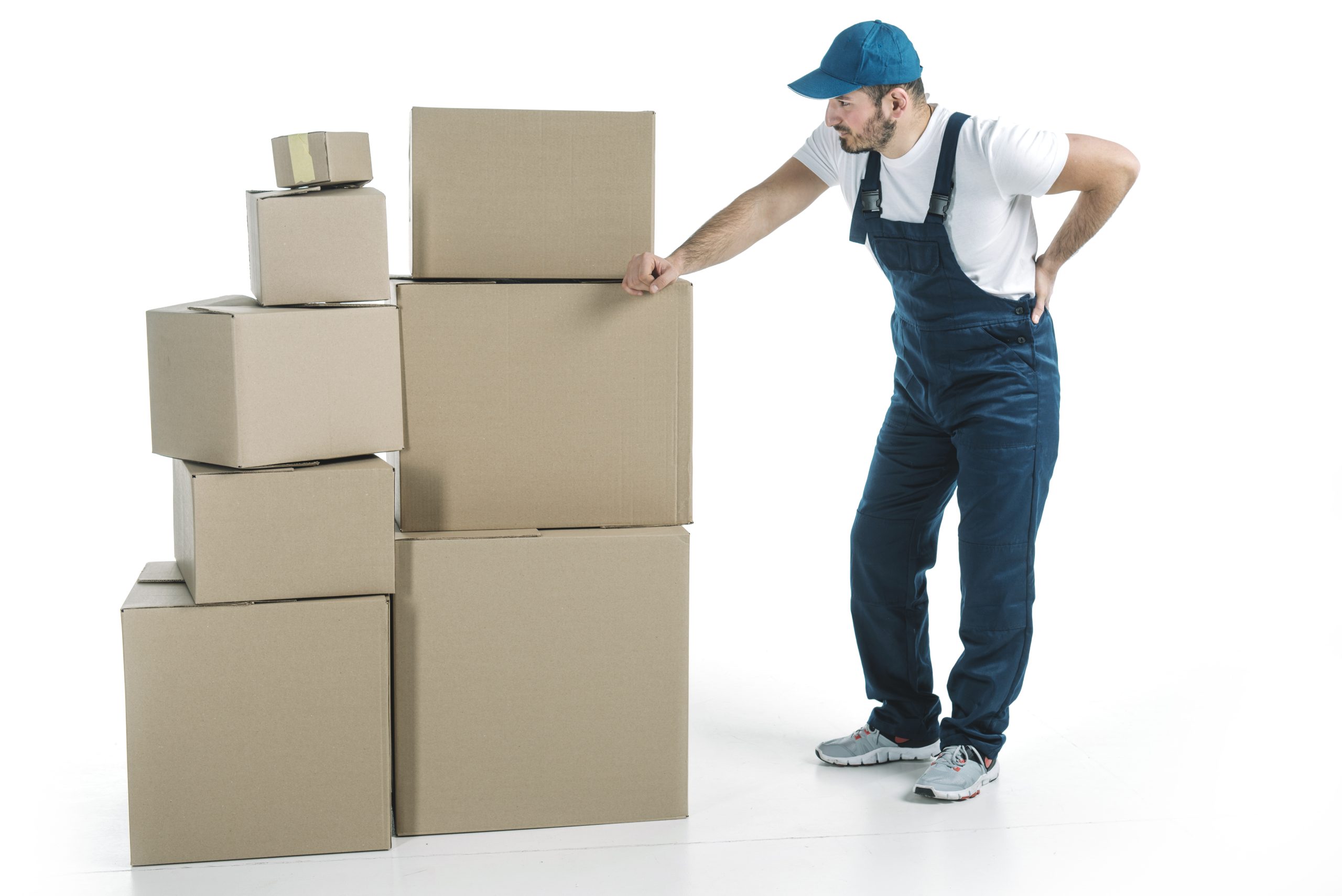 Deliveryman With Sore Back Scaled